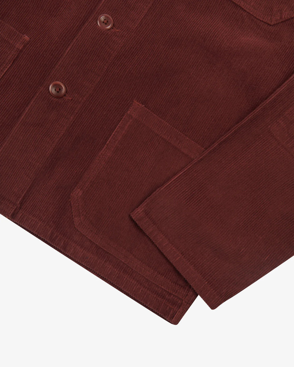 Deep Berry Cord Overshirt