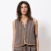 Camila Reversible Stripe Gilet