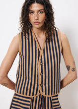 Camila Reversible Stripe Gilet