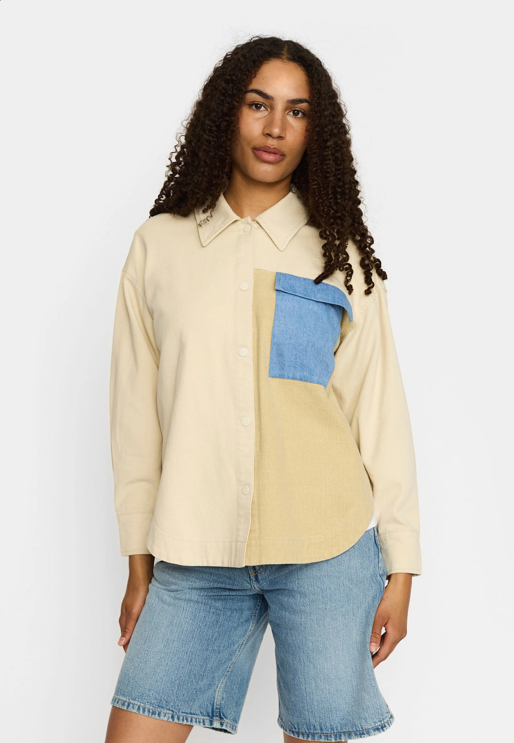 Off White Block Shirt Jacket - Last One