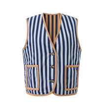 Camila Reversible Stripe Gilet