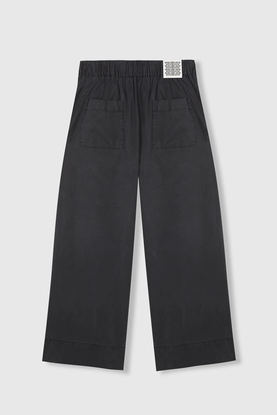 Navy Outside Wide Leg Trousers