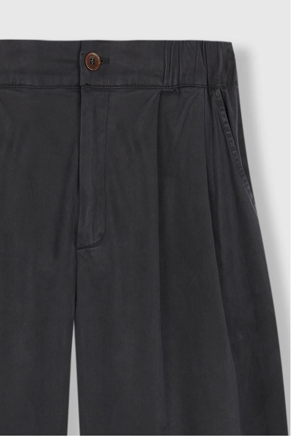 Navy Outside Wide Leg Trousers