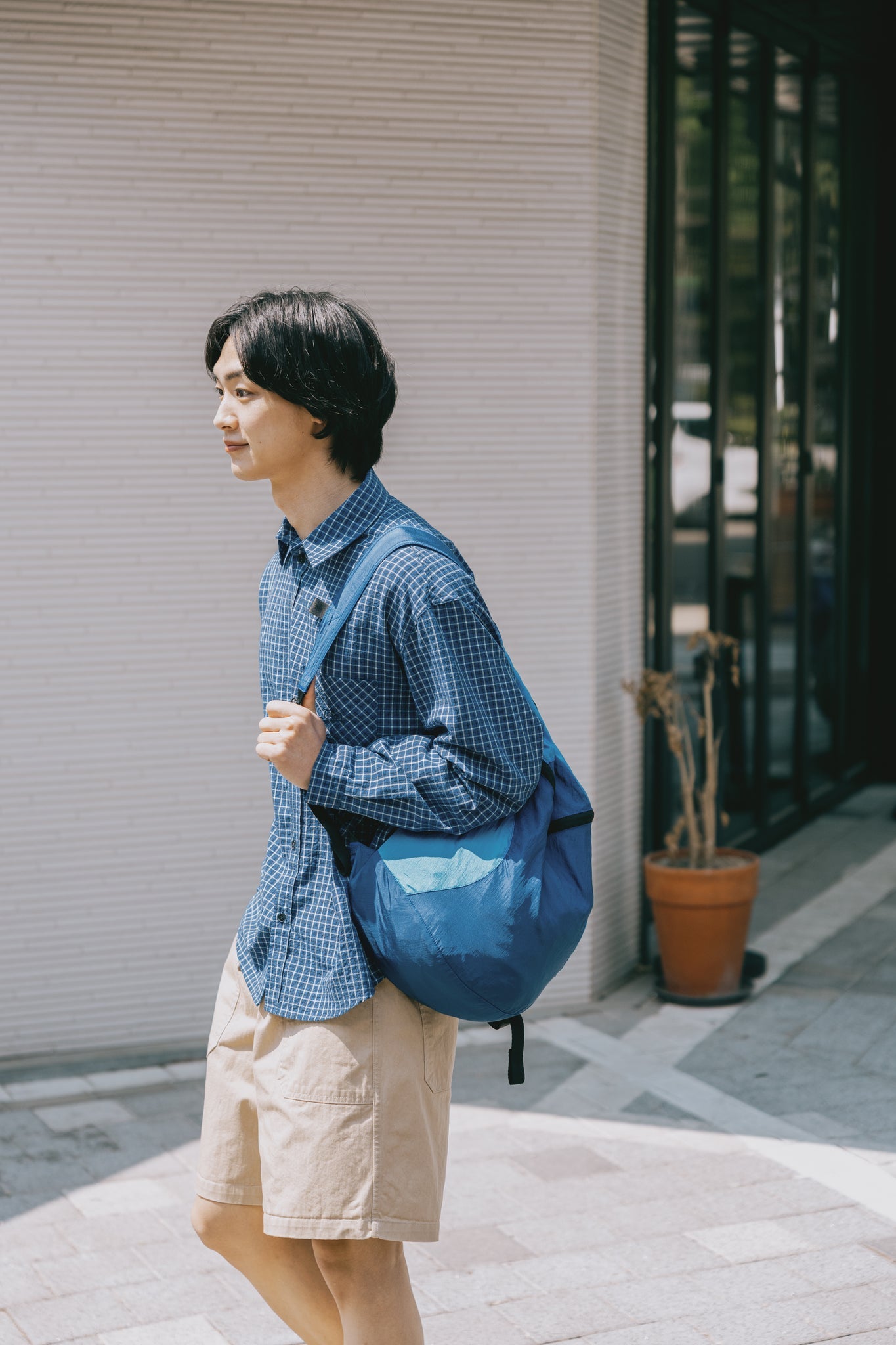 Blue Vintage Check Shirt
