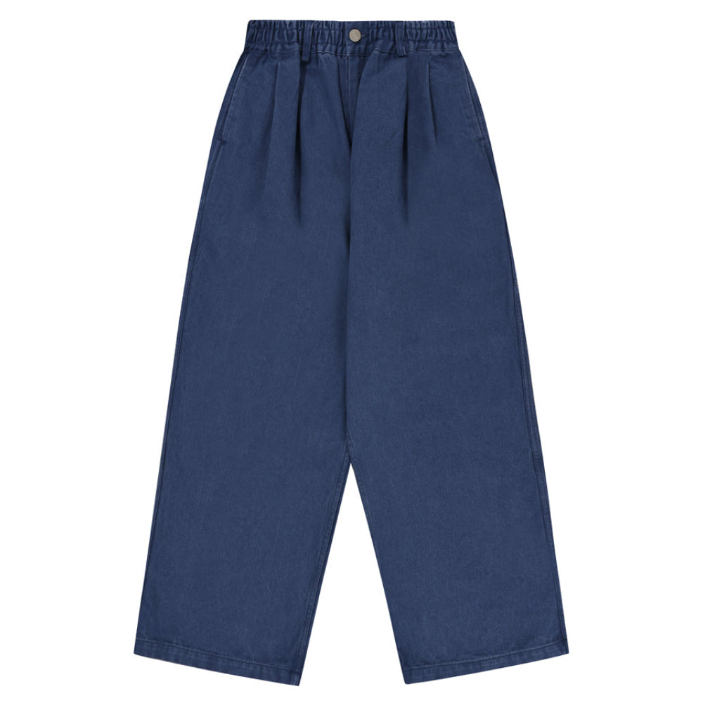 Blue Two Tuck Wide Kation Pants - Last Pair