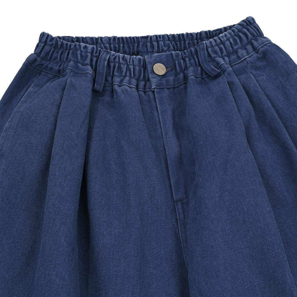 Blue Two Tuck Wide Kation Pants - Last Pair