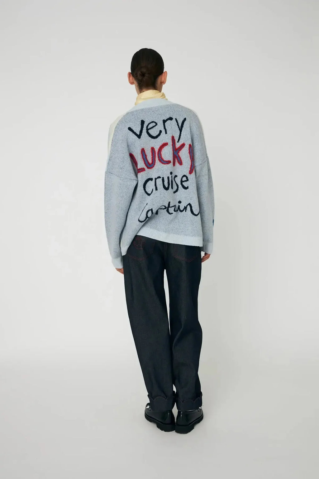 Blue Sea Embroidered Cardigan