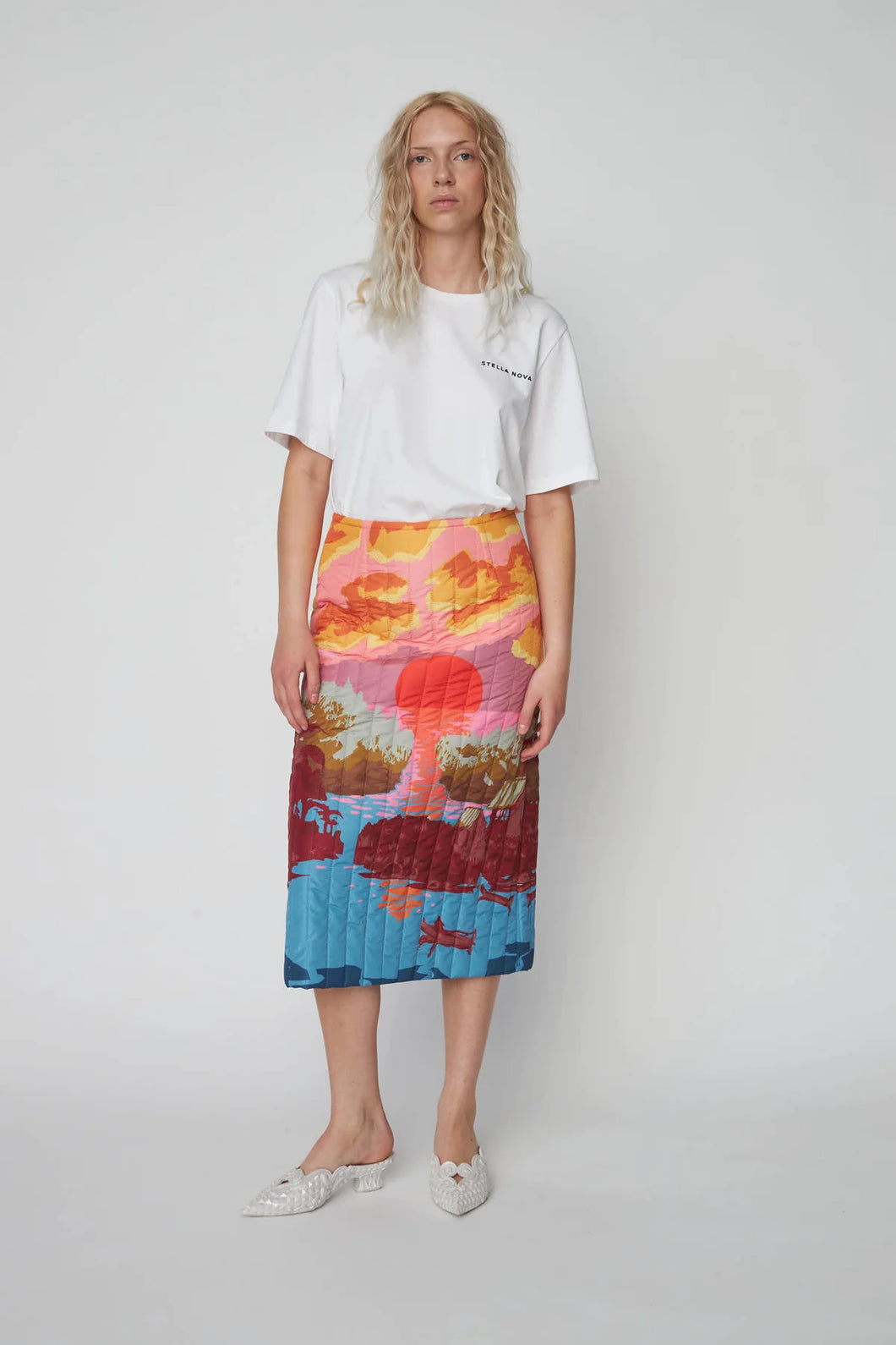 Quilted Landscape Skirt