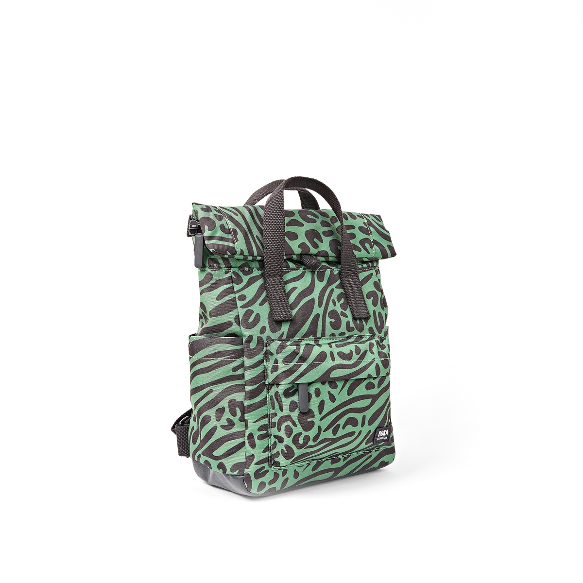 Medium Canfield Roll Top Backpack in Mixed Animal Artichoke