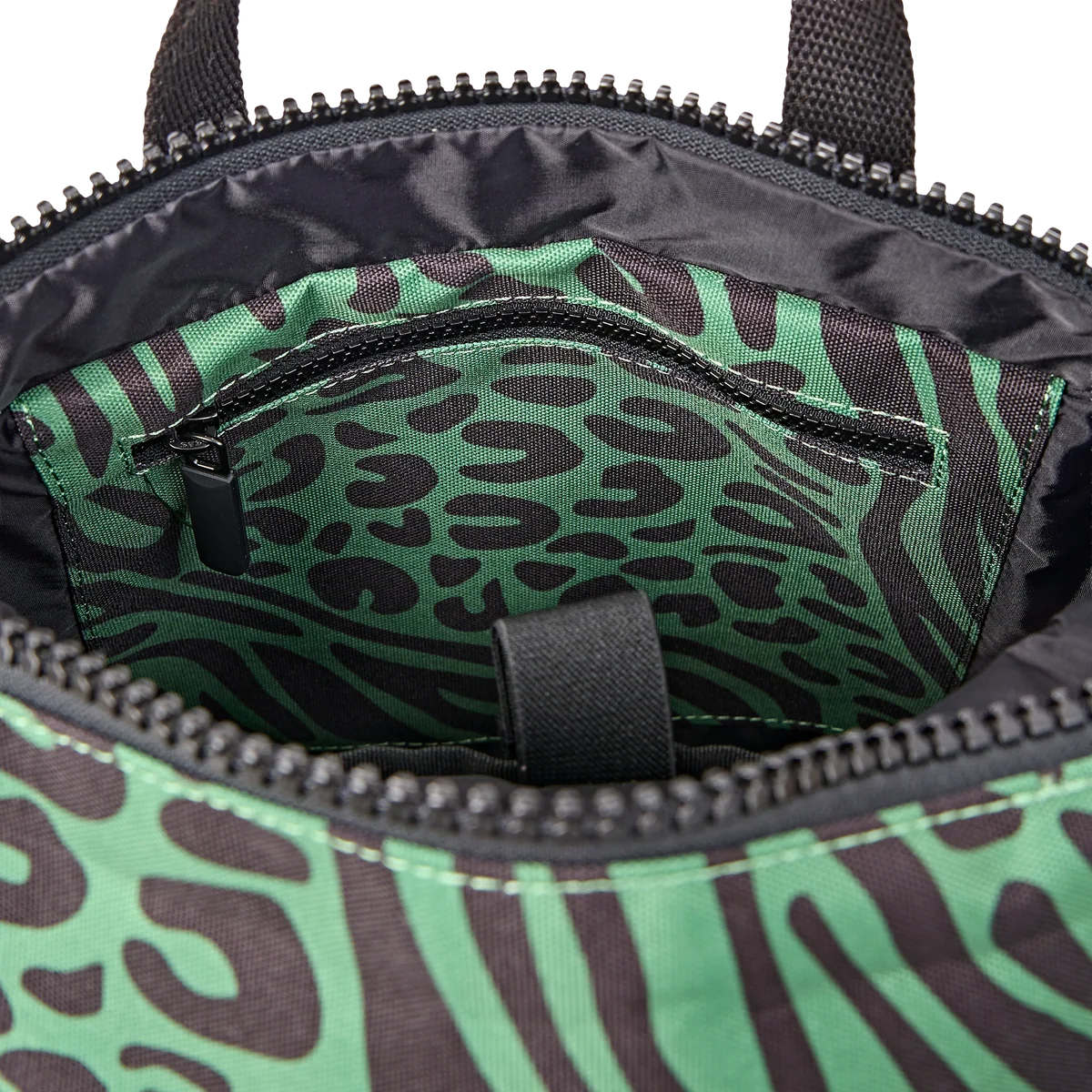 Medium Canfield Roll Top Backpack in Mixed Animal Artichoke