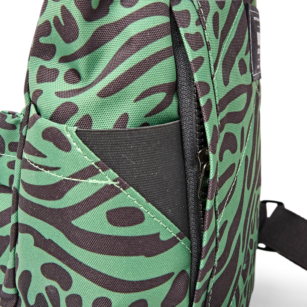 Medium Canfield Roll Top Backpack in Mixed Animal Artichoke