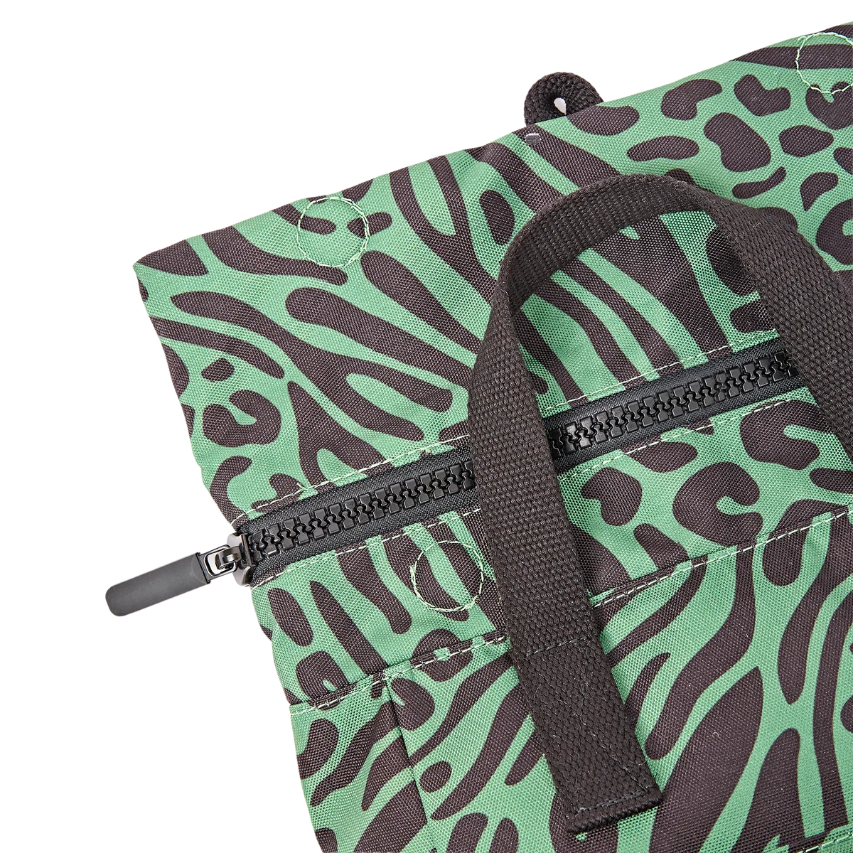 Medium Canfield Roll Top Backpack in Mixed Animal Artichoke