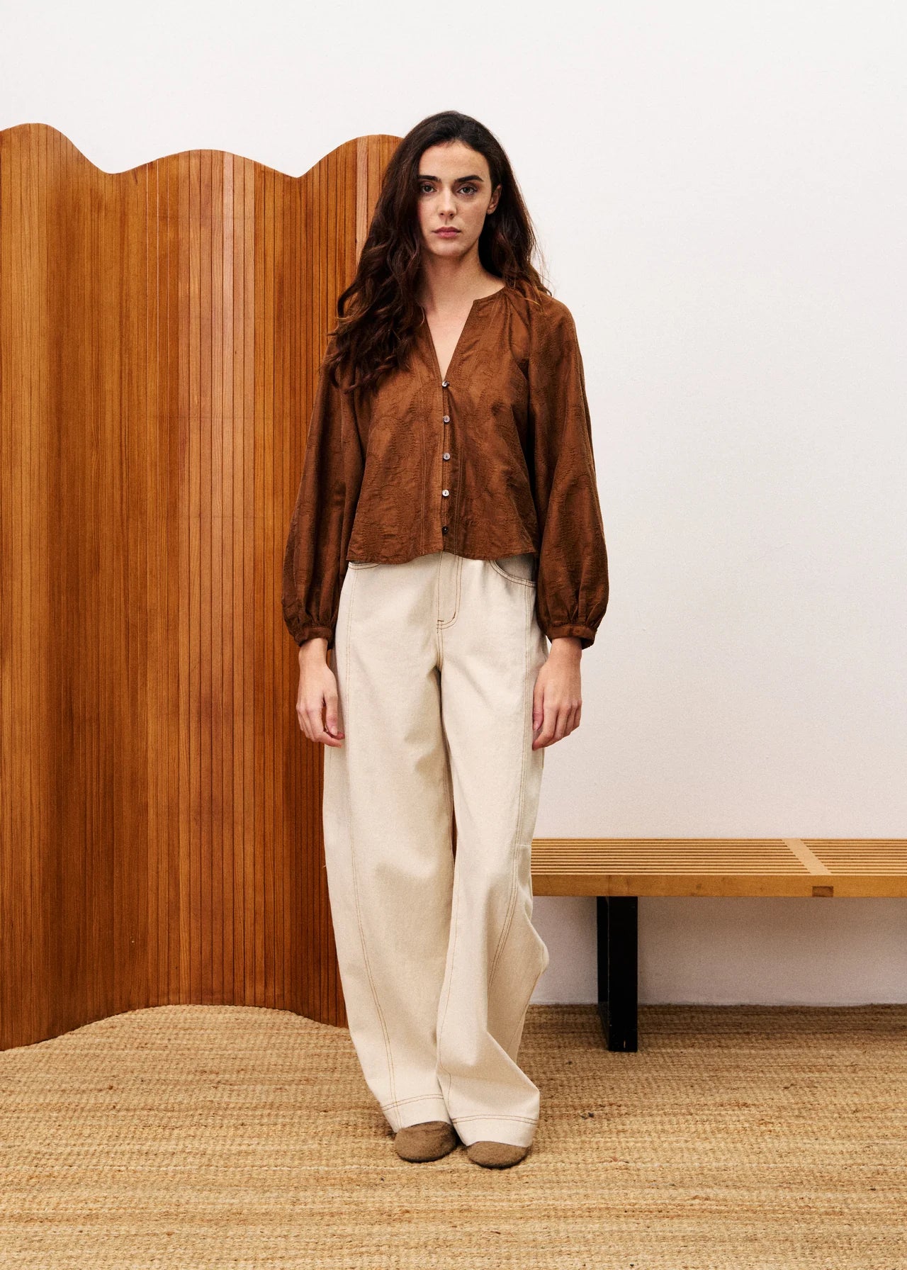Marron Glace Blouse