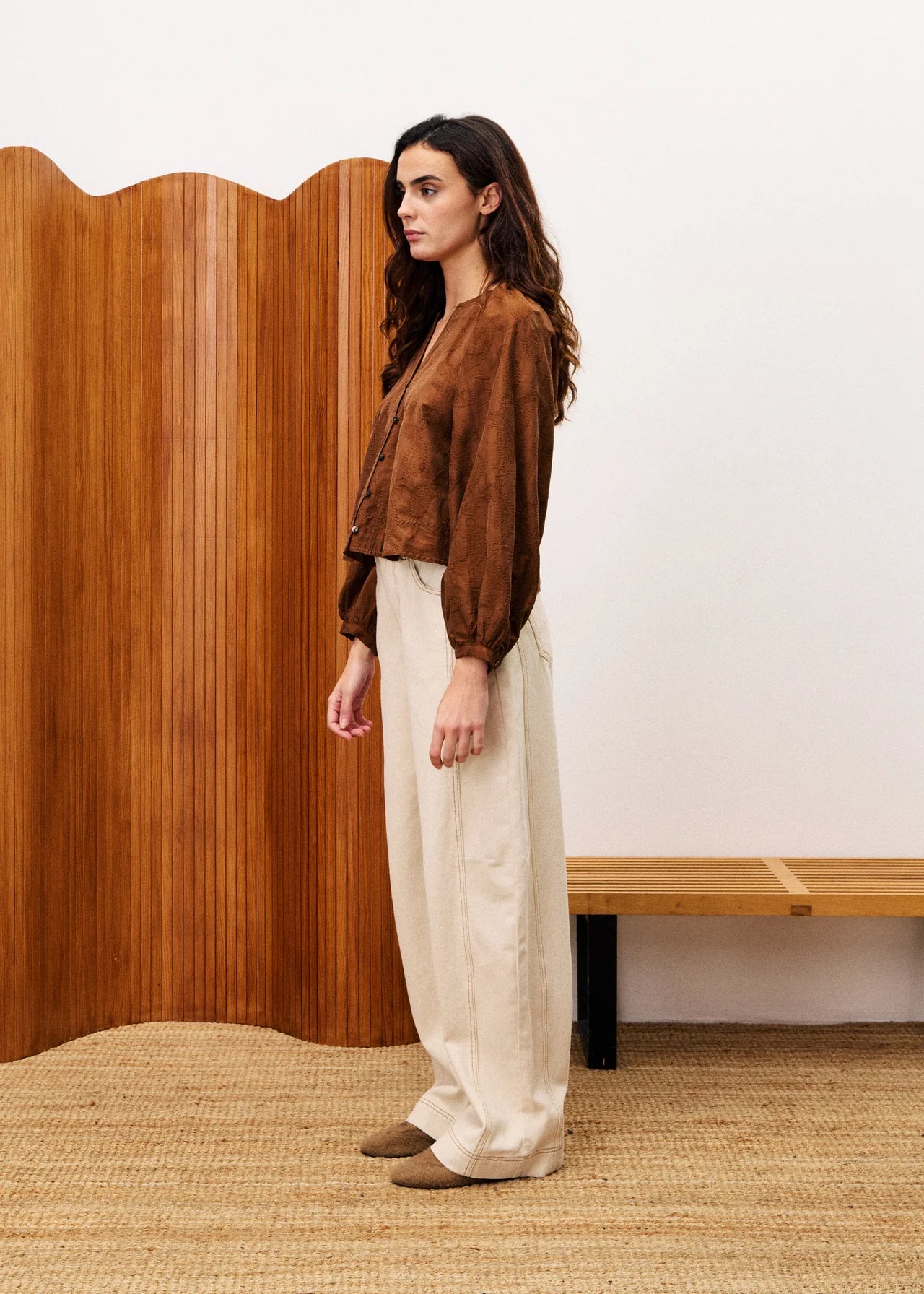 Marron Glace Blouse