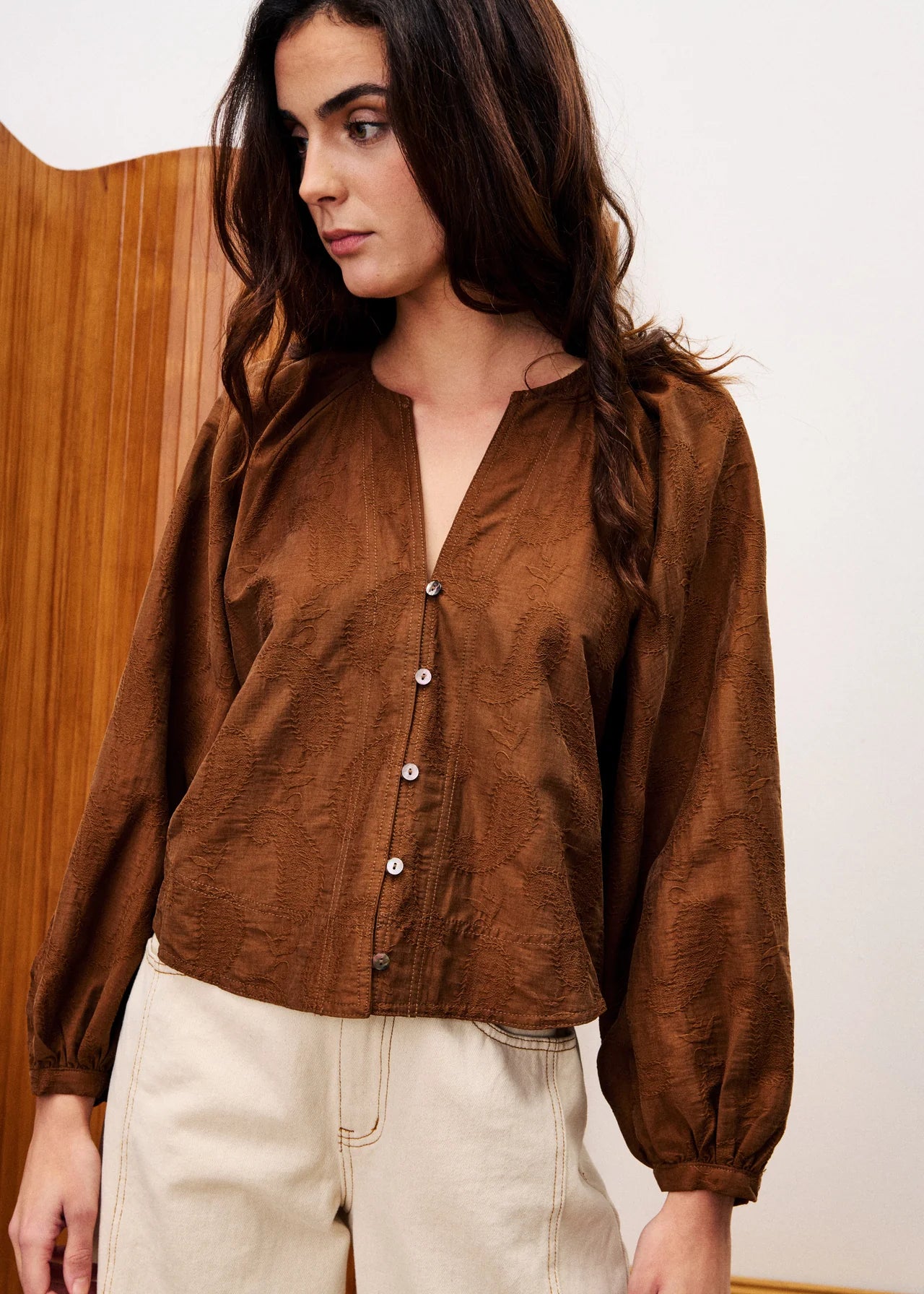 Marron Glace Blouse