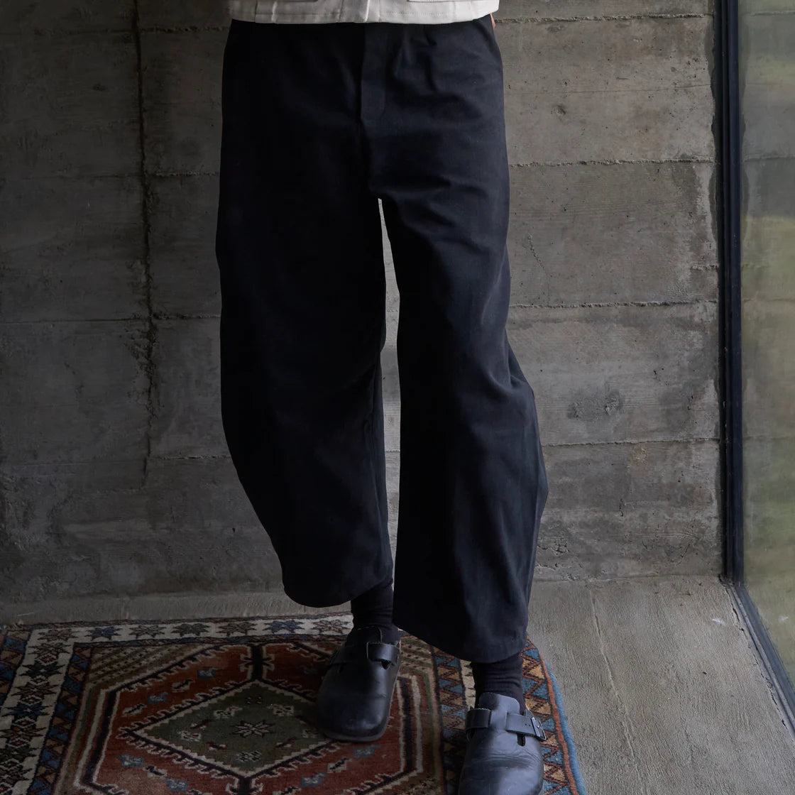 Black Drill Buoy Trousers