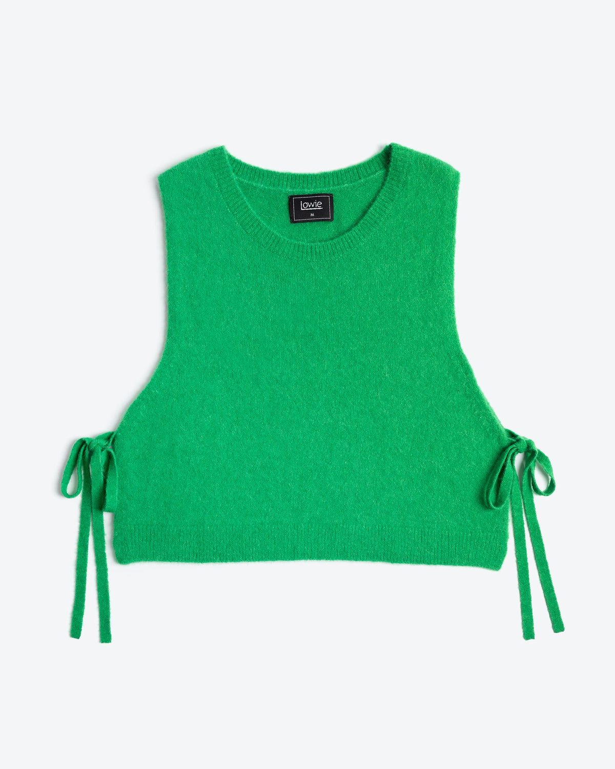 Green Tie Side Vest