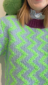 Green Coqueteo Sweater- Last One (M/L fits 12-14)