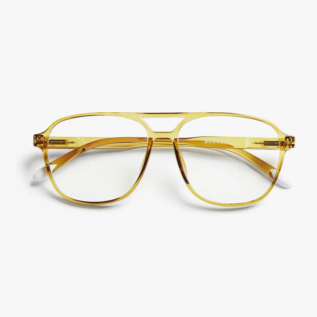 Brad Glossy Ecru Olive Reading Glasses