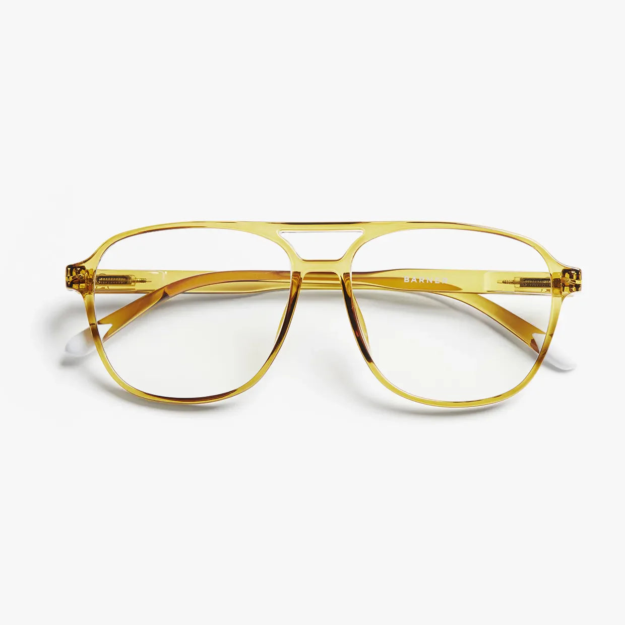 Brad Glossy Ecru Olive Reading Glasses