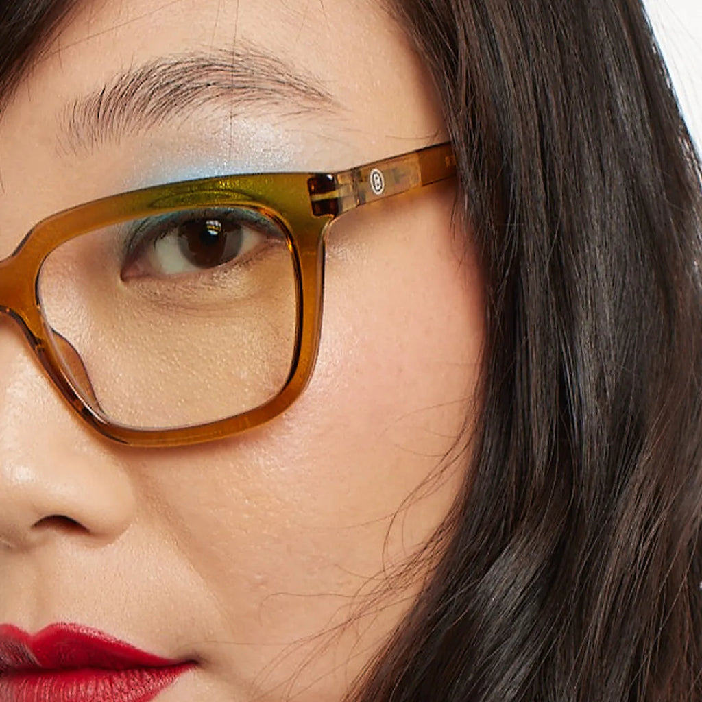 Holly Ecru Olive Reading Glasses