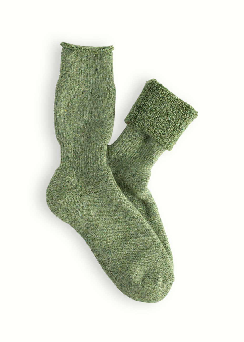 OUTDOOR COLLECTION Recycled Wool Grass Green Socks (39-45)