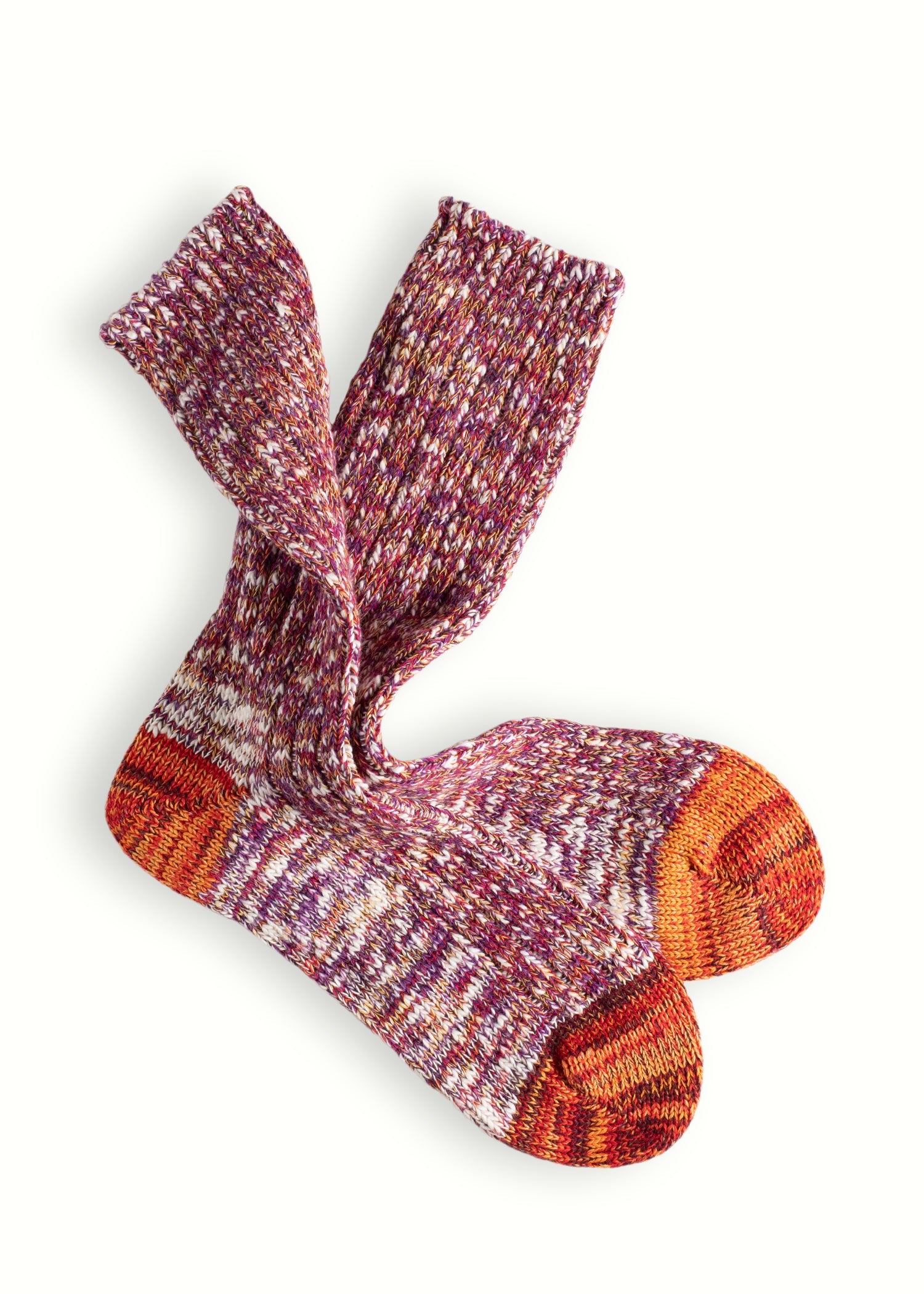 FLAMMÉ COLLECTION Seasons Fall Red Socks (39-45)