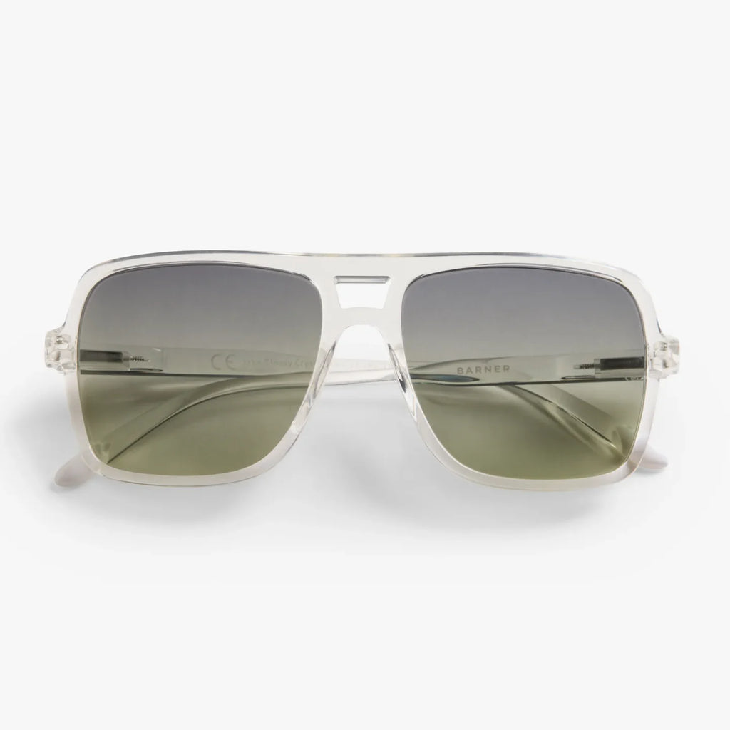 Jake Glossy Crystal Sunglasses
