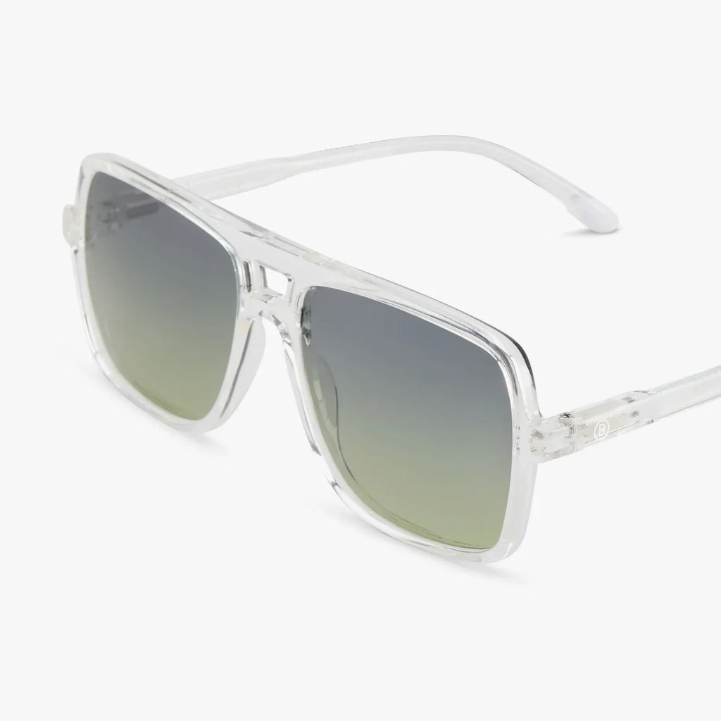 Jake Glossy Crystal Sunglasses