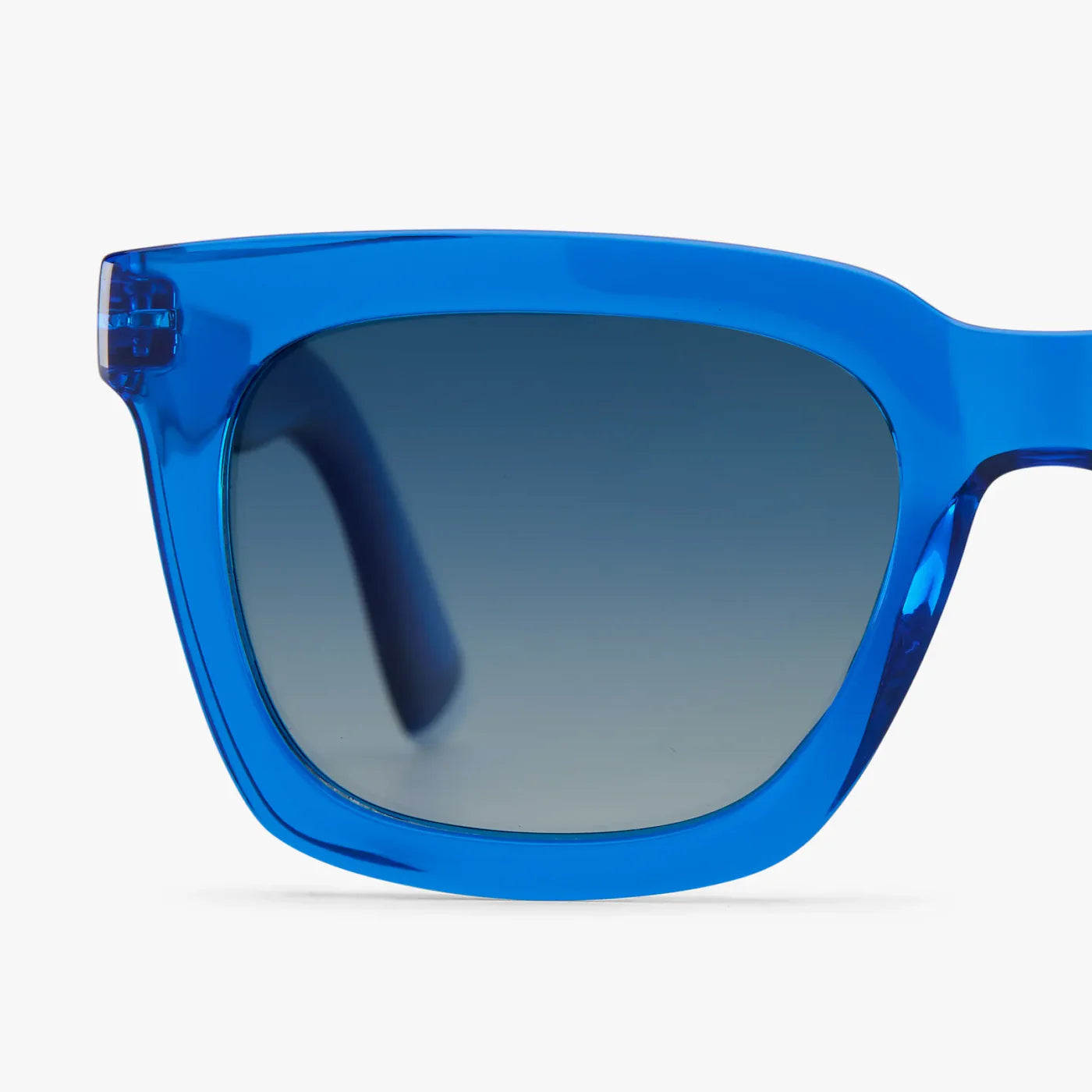 Max Glossy Electric Blue Sunglasses