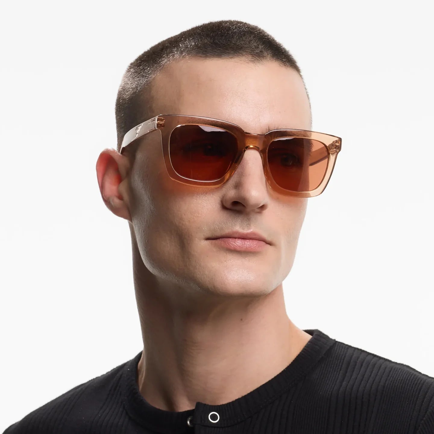 Max Glossy Electric Rose Sunglasses