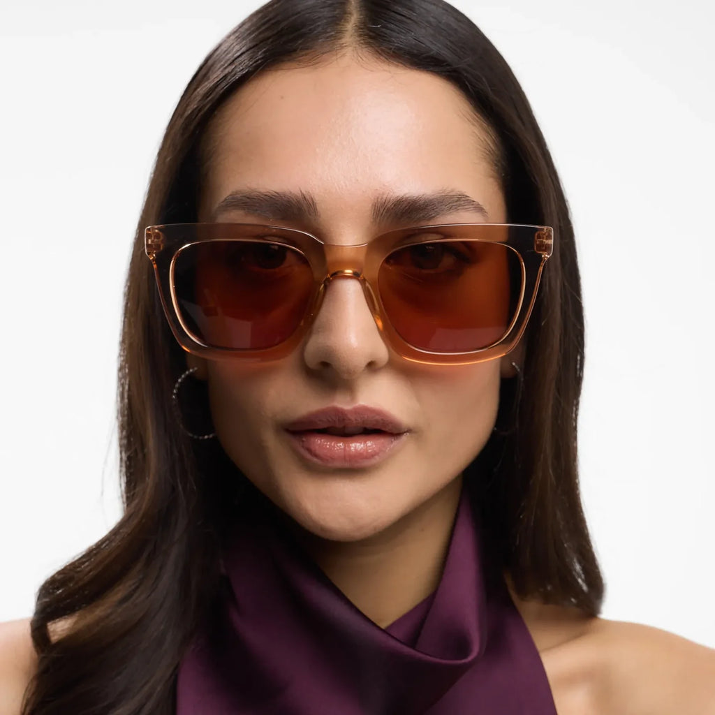 Max Glossy Electric Rose Sunglasses