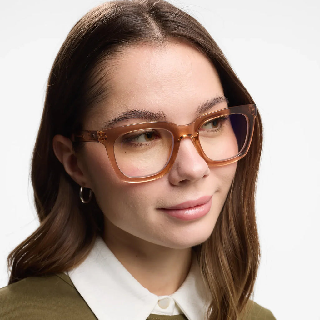 Max Glossy Rose Reading Glasses