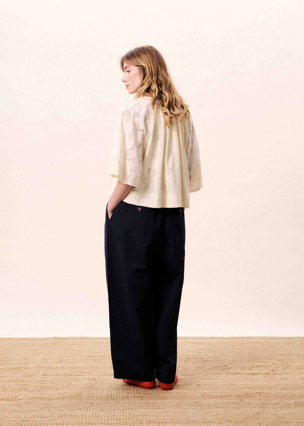Cream Lace Blouse