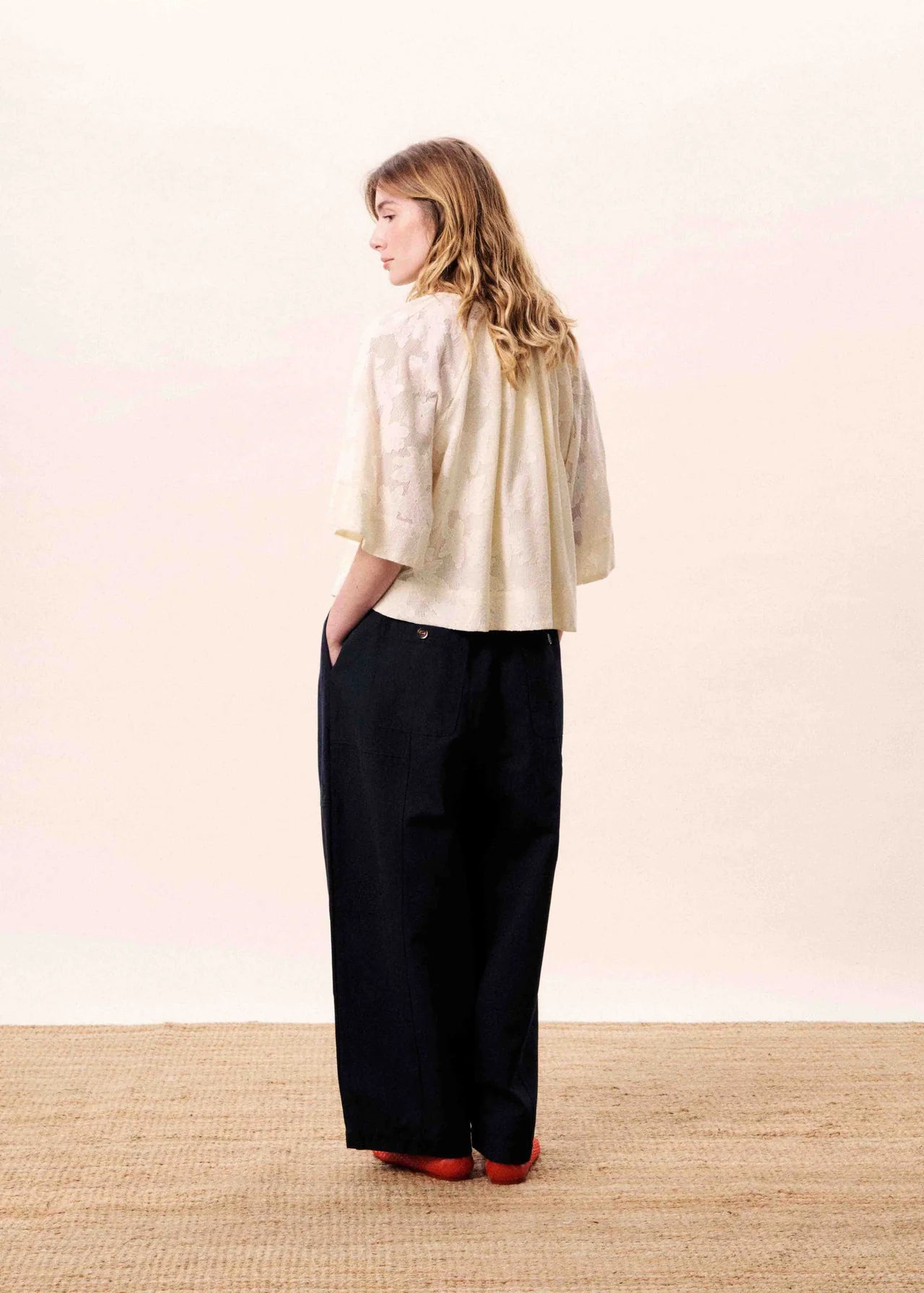 Cream Lace Blouse