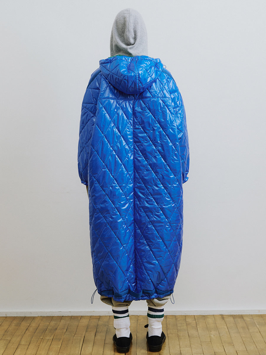 Blue Reversible Windbreaker Coat
