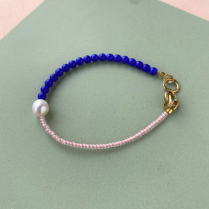 Two Tone Blue & Pink Bracelet