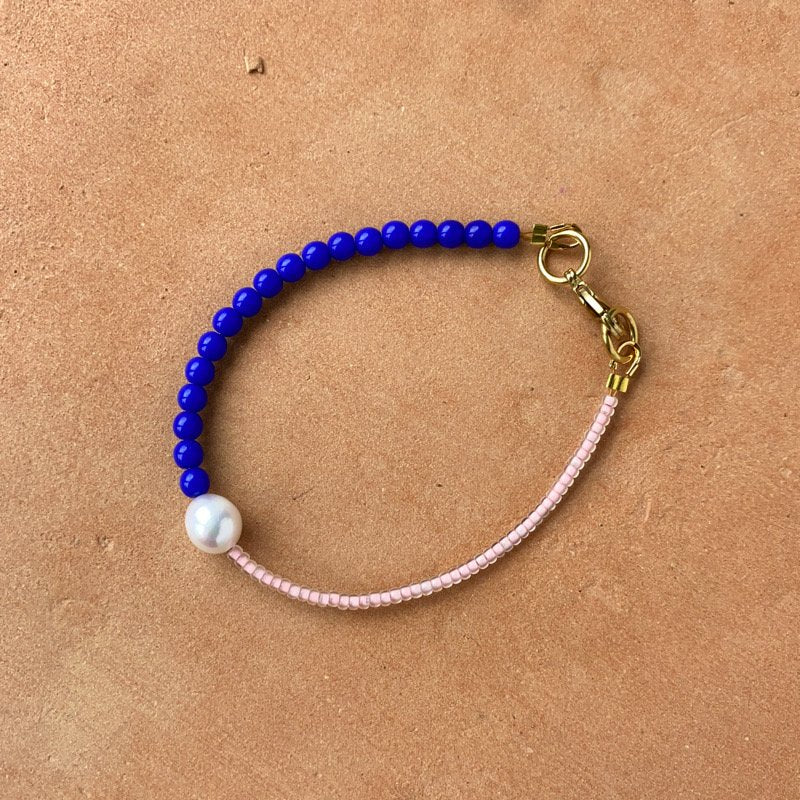 Two Tone Blue & Pink Bracelet