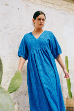 Blue Broderie Alba Dress