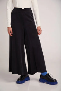 Black Wide Leg Trousers - Last One (size Small)