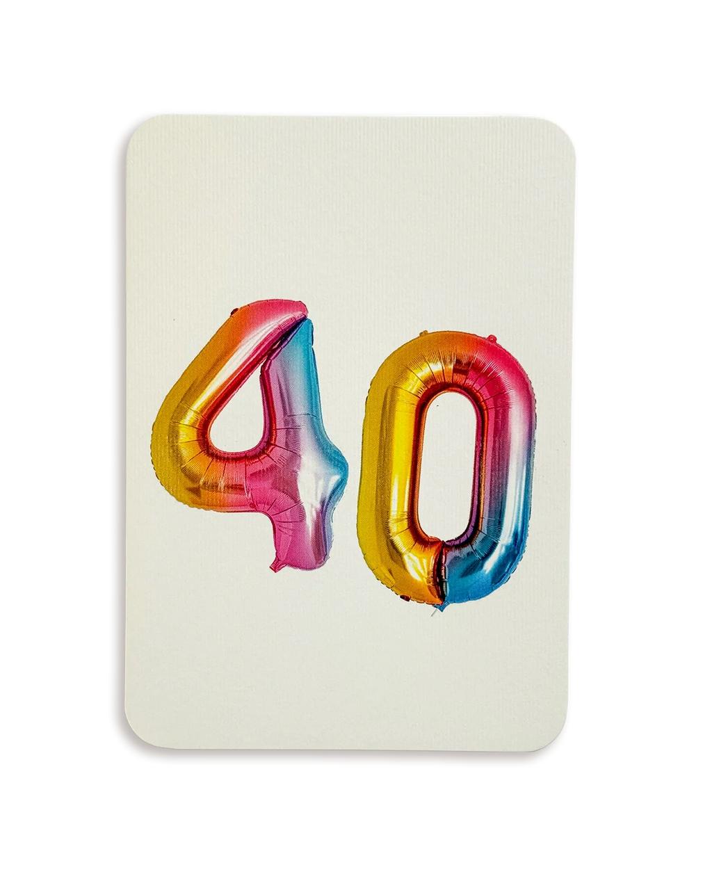 Birthday Balloon 40 Greeting Card