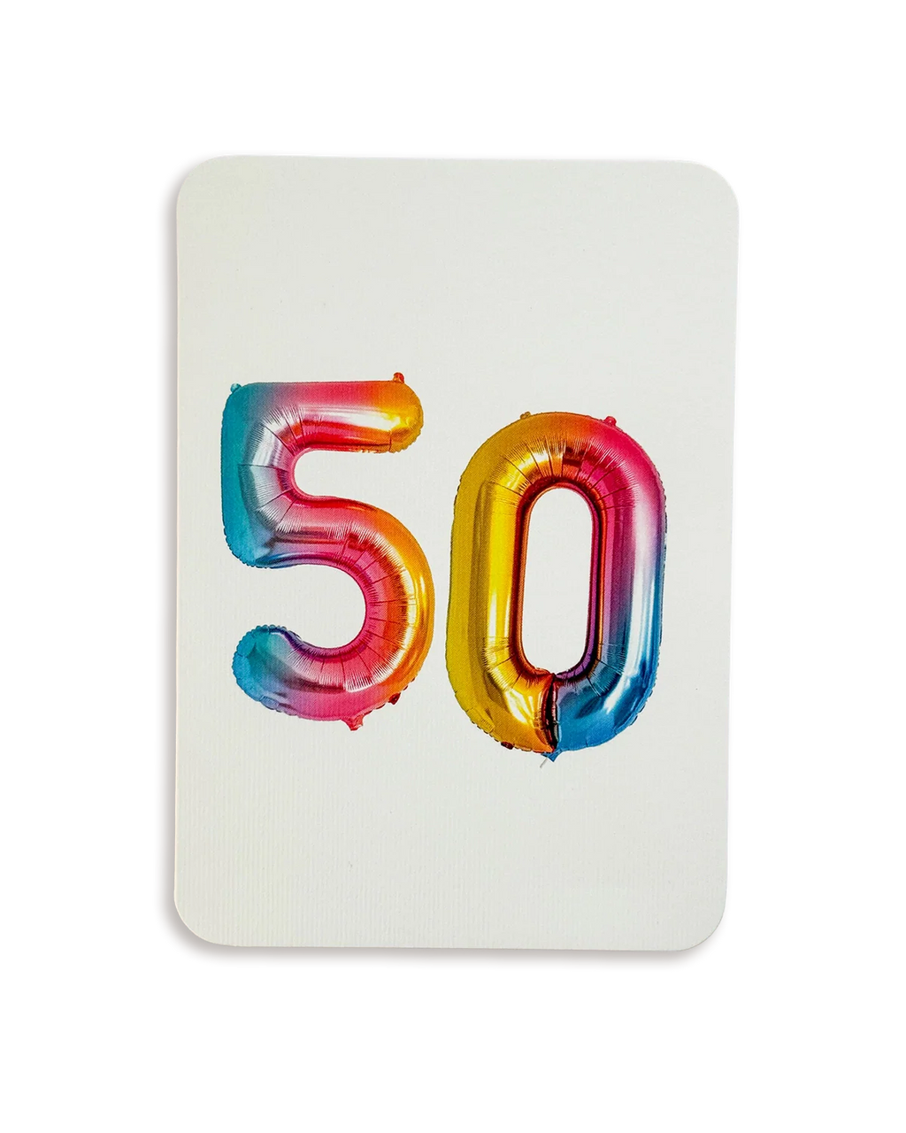 Birthday Balloon 50 Greeting Card