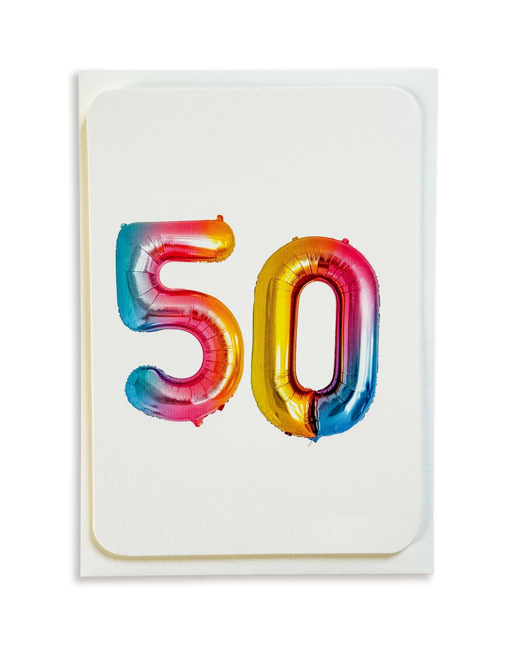 Birthday Balloon 50 Greeting Card