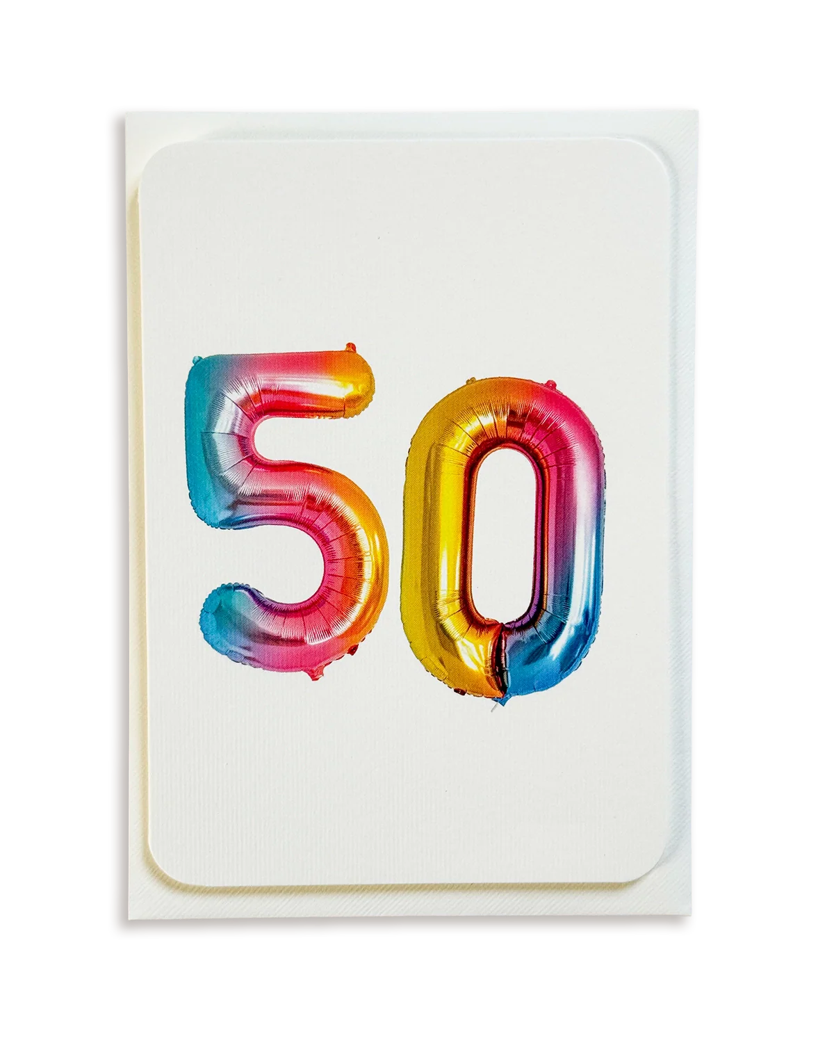 Birthday Balloon 50 Greeting Card