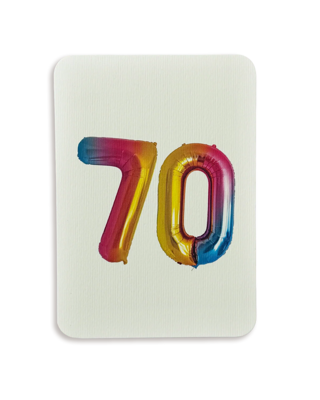 Birthday Balloon 70 Greeting Card