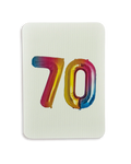 Birthday Balloon 70 Greeting Card