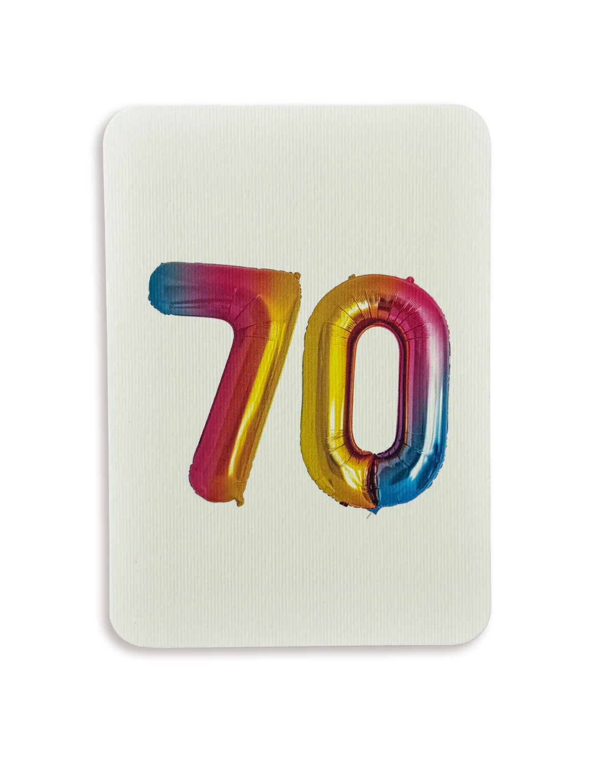 Birthday Balloon 70 Greeting Card