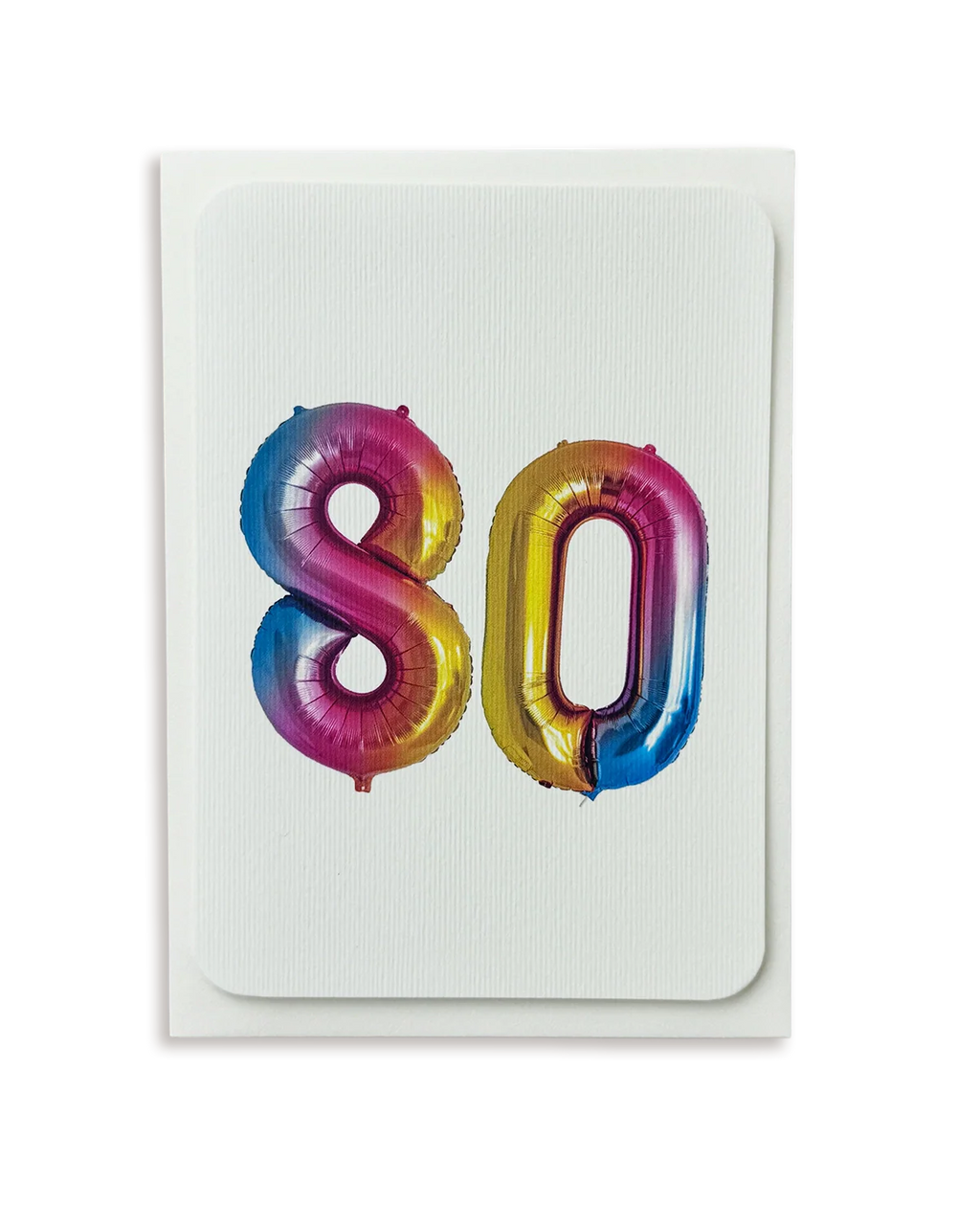 Birthday Balloon 80 Greeting Card