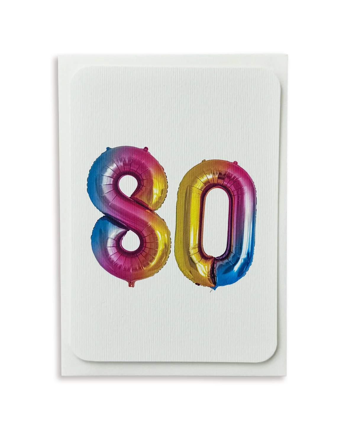Birthday Balloon 80 Greeting Card