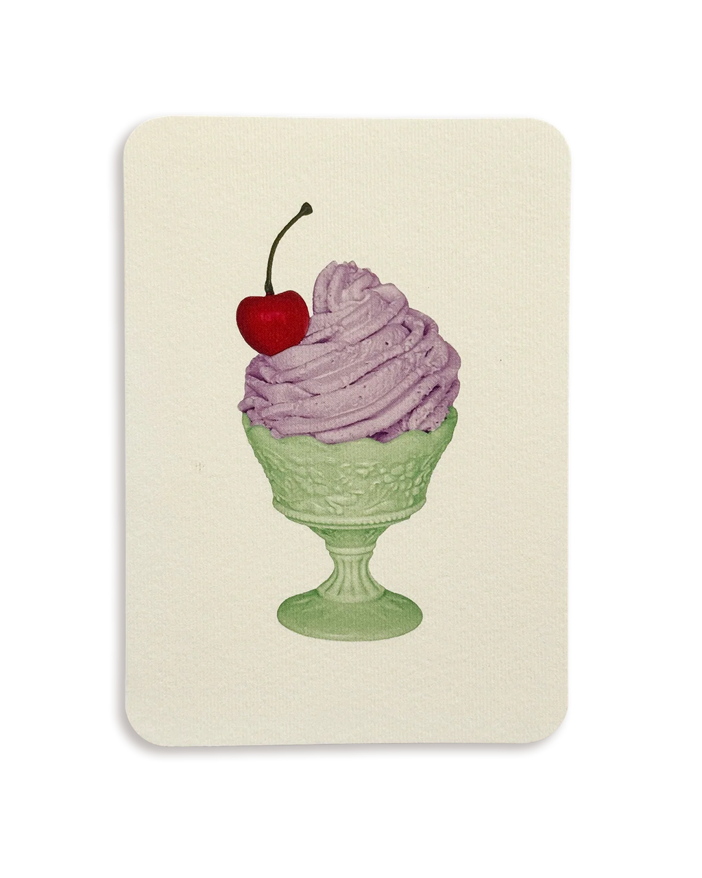 Lavender Chantilly Cream Greeting Card